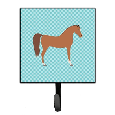 Carolines Treasures Arabian Horse Blue Check Leash or Key Holder BB8085SH4